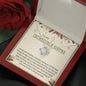 To My Incredible Sister I Am So Lucky To Have A Woman Like You, Customized Knot Pendant, Gift For Her, Sister's Day