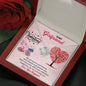 Gift for Girlfriend/soulmate/wife, Love Knot Pendant for Her, Necklace With Message Card, Present for Valentine's Day, Couple Jewelry, Couple Collection