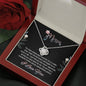 Mom, You Have Been Always There For Me Knot Pendant, Necklace With Message Card, Silver Jewelry For Her, Gift For Mother's Day, Christmas, Birthday