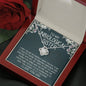 To My Unbiological Sister I Love You, Knot Pendant For Sister, Silver Necklace With Message Card, Gift For Her, Birthday Gift