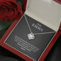 Dear Wife, I Want To Be Your Last Everything, Personalized Pendant, Birthday, Anniversary, Valentine's day, Customized Knot Necklace, Couple Collection