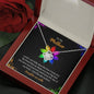 To My Mother, I Feel Like The Luckiest Daughter On Earth, Gift For Mother's Day, Birthday, Christmas, Silver Jewelry For Her, Necklace with Message Card