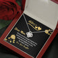 Dear Mom, You Are Special To Me, Happy Mother's Day Necklace, Gift Ideas For Mother/Daughter, Knot Pendant With Message Card, Jewelry For Her