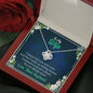 To My Wife You Are Already Mine Knot Pendant, Necklace With a Beautiful Message Card, Anniversary, Valentine's Day, Silver Pendant for Wife, Gift for Wife