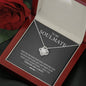 To My Girlfriend/soulmate/wife Love Knot Necklace, Silver Pendant for Wife, Gift for Her, Pendant With Message Card, Couple Jewelry