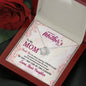 Mother's Day Gift Ideas For Mom/Daughter, To My Mom, Thank You For The Standing Strong Enough, Necklace with Message Card, Jewelry For Her, Silver Pendant