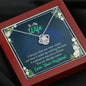 To My Wife You Are Already Mine Knot Pendant, Necklace With a Beautiful Message Card, Anniversary, Valentine's Day, Silver Pendant for Wife, Gift for Wife