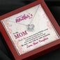 Mother's Day Gift Ideas For Mom/Daughter, To My Mom, Thank You For The Standing Strong Enough, Necklace with Message Card, Jewelry For Her, Silver Pendant