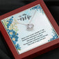 To My Wife You Have Been a Blessing in My Life Knot Necklace, Necklace for Her, Pendant With Message Card, Gift for Valentine's Day, Couple Gifts, Birthday, Anniversary