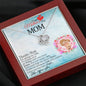 Thanks For mom Gifting Me Life, Knot Pendant For Mother, Gift Ideas For Mother/Daughter, Jewelry For Her, Necklace With Message Card