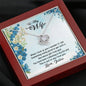 To My Wife, You Have Been A Blessing In My Life And This Is Just To Say That I Love You, Custom Name Jewelry, Couple Accessories, Customized Love Knot Necklace