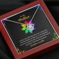 To My Mother, I Feel Like The Luckiest Daughter On Earth, Gift For Mother's Day, Birthday, Christmas, Silver Jewelry For Her, Necklace with Message Card