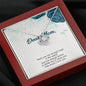 Gift For Mother's Day, Birthday, Christmas, Silvery Jewelry For Her, Mom/Daughter Gifts, Necklace With Message Card, Love Pendant