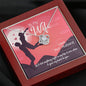 To My Wife I Gave My Heart to You Silver Knot Pendant, Gift for Christmas, Anniversary, Valentine's Day, Present for Wife, Necklace With Message Card