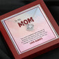 To My Mom, Your Smile Brightens Each Day, Love Knot Necklace, Gift For Mother's Day, Christmas, Birthday, Silvery Jewelry With Message Card, Mom/Daughter Gifts