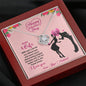 Silver Necklace for Valentine's Day, You Are My Better Half in the Truest Sense Necklace, Gift From Husband to Wife, Silver Necklace With Message Card, Couple Gifts