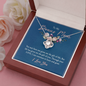 To My Bonus Mom, Love Knot Necklace, Pendant For Her, Birthday, Anniversary, Christmas, Mother's Day Gift For Her, Jewelry For Her, Necklace For Her