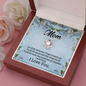 Mom, Love Knot Necklace With For All The Times That I Forget To Thank You Message Card, Pendant For Her, Mother's Day Gift, Birthday, Anniversary Gift For Her, Jewelry For Her