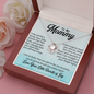 To My Mommy, Love Knot Necklace, Birthday, Mother's Day, Christmas, Anniversary, Gift For Her, Valentine's Day, Jewelry For Mom, Pendant For Mom