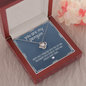You Are My Penguin, Love Knot Necklace With Message Card, Birthday, Anniversary Gift For Wife, Jewelry For Her, Pendant For Her, Gift For Wife From Husband