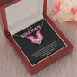 To My Soulmate, Love Knot Necklace With I May Not Be Your First Kiss But I Want To Be Your Last Message Card, Pendant For Her, Birthday, Anniversary, Gift For Her, Jewelry For Her