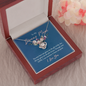 To My Bonus Mom, Love Knot Necklace, Pendant For Her, Birthday, Anniversary, Christmas, Mother's Day Gift For Her, Jewelry For Her, Necklace For Her