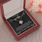 To My Beautiful Wife, Love Knot Necklace With You Are The Most Precious Treasure I Have In Life Message Card, Jewelry For Her, Birthday Gift, Anniversary, Gift For Her, Pendant For Her