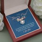 To My Bonus Mom, Love Knot Necklace, Pendant For Her, Birthday, Anniversary, Christmas, Mother's Day Gift For Her, Jewelry For Her, Necklace For Her