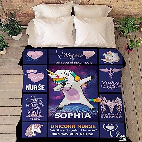 Best Family Gifts Nurse Blanket | Customized Blanket for Nurse With Your Name