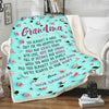 Premium Blanket for Grandparents: A Warm Embrace from Grandkids - Fleece and Sherpa Comfort, Cozy and Supersoft