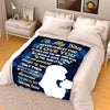 If I Could Give You One Thing in Life, Customized Premium Quality Fleece Blanket for Son, with Quotes, Birthday, Children's Day, Christmas Day Gift, Gift for him, Supersoft and Cozy Blanket