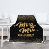 Personalized Fleece Couple Blanket with Name and Wedding Year/Custom Premium Blanket/Customized Blanket/Blanket for Your Love/Best Gift for Wedding/Cozy Blanket/Fleece Blankets