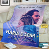 Personalized Photo Blanket with Your Custom Name and Image! Declare 'I Love You Till The End of Time' on Every Occasion. Perfect for Birthdays, Valentine's Day, and More