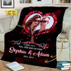 Personalized Photo Blanket Gift for Every Occasion! Made in the USA, Featuring 'I Love You Till The End of Time' Message. Perfect for Valentine's Day, Birthdays, and Anniversaries. Experience Ultra-Soft Cozy Comfort with Our Fleece Blanket