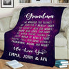 Custom Names Blanket for Grandmother, Grandma, Gift for Grandparent's Day, Birthday, Anniversary, Christmas, Thanksgiving, Personalized Blanket Gift for from Grandkids, Printed in USA