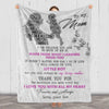 Blanket for Mom: This Customized Blanket featuring To My Mom, for The Sacrifices You Make Every Day Proudly Printed in the USA on Luxurious Fleece or Sherpa. Sons or Daughters to Gift on Birthdays, Thanksgiving, or Christmas