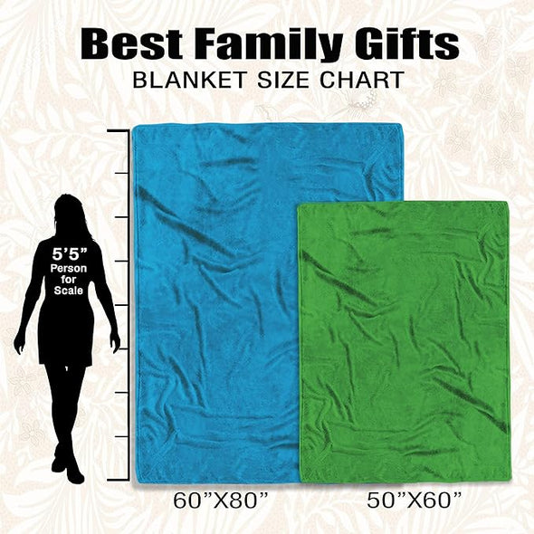 My Sweetest Blessings Called Me Grandma, Customized Fleece Blanket for Grandparents with Quotes, Grandpa Grandma Nana Gigi, Birthday, Grandparents Day Gifts for Them, Super Soft and Cozy Blanket