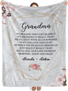 Best Family Gifts We Hugged This Cozy Blanket, Custom Grandparents Blanket, Customized Throw Blanket for Grandma, Grandpa, Nana, Gigi, Pop Etc, Grandparents Day, Christmas, Super Soft Blanket