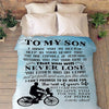 Believe in Yourself That You Will Never Lose, Premium Quality Fleece Blanket for Son, with Quotes, Birthday, Children's Day, Christmas Day Gift, Gift for him, Supersoft and Cozy Blanket
