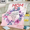 Customized Name Blanket for Mom/Mother, We Hope Every Time You Snuggle This Blanket, Gift from Son/Daughter for Birthday, Thanksgiving, Christmas, Proudly Printed in USA Fleece or Sherpa Blanket