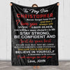 to My Son Customized Name Blanket for Son, Gift from Dad/Mom for Birthday, Christmas, Children's Day, Follow Your Dreams & Believe in Yourself Personalized Blanket Gift for Him, Printed in USA