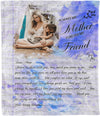 Always My Mother Forever My Friend Customized Photo Blanket for Mom, Custom Photo Blanket, Gift for Birthday, Mother's Day, Fleece Soft Warm Bed Blanket