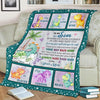 to My Son Customized Name Blanket Gift for Son from Mom/Dad for Birthday, Christmas, Thanksgiving, Stay Strong Be Kind Grow Wise Design Personalized Blanket Gift for Him, Printed in USA