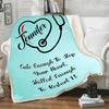 Heartwarming Customized Nurse Blankets - Ideal Family Gifts for Medical Professionals | Personalized Nurse Blanket | Custom Name | Thanksgiving|  Super Soft & Warm Blanket