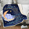 Customized Name Blanket, to My Daughter, Believe in Yourself, I Love You, The for Daughter, Birthday, Daughter's Day Gift, Proudly Printed in USA, Fleece Blanket.