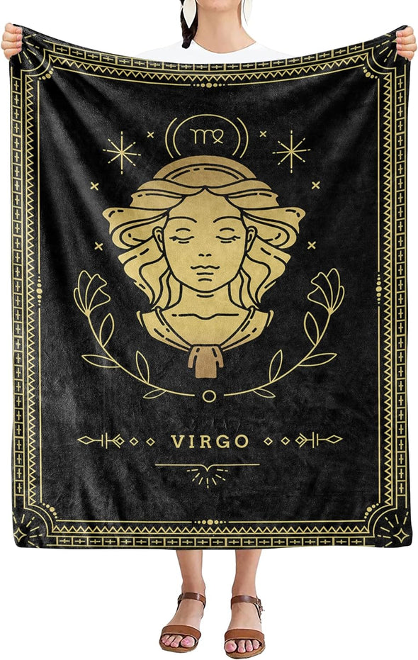 Zodiac Blanket Unforgettable Elevate your gifting game with our premium Aquarius. Friends and family on birthdays, Christmas, anniversaries, or house with super soft, and silky smooth blanket. Piece, perfect for cozying up in comfort and luxury