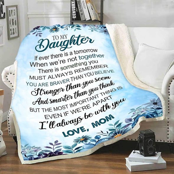 Enchant Your Daughter's Tomorrow: Personalized Name Blanket, Soft & Lightweight, Perfect Gift for Birthdays, Daughter's Day, Christmas, Proudly Crafted in the USA