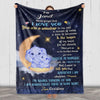 Customized Name Blanket, to My Daughter, Believe in Yourself, I Love You, The for Daughter, Birthday, Daughter's Day Gift, Proudly Printed in USA, Fleece Blanket.