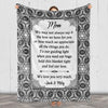 Customized Name Blanket for Mom/Mother, We Love You Very Much, Gift from Son/Daughter for Birthday, Mothers Day, Thanksgiving, Christmas, Proudly Printed in USA Fleece or Sherpa Blanket