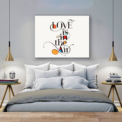 Love Is In The Air Wall Canvas